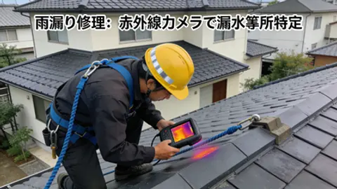 屋上作業員はどうやって雨漏りや地震被害を「空から修復」するの？